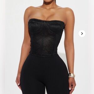 Black Corset Top